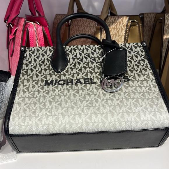 Michael Kors Mirella Small Ombré Signature Logo Crossbody Satchel Tote Shoulder - Picture 7 of 16